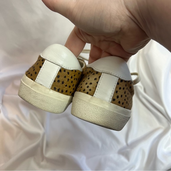 Madewell Sidewalk Low-Top Spot Dot Calf Hair Sneakers, size 8 - Picture 8 of 11